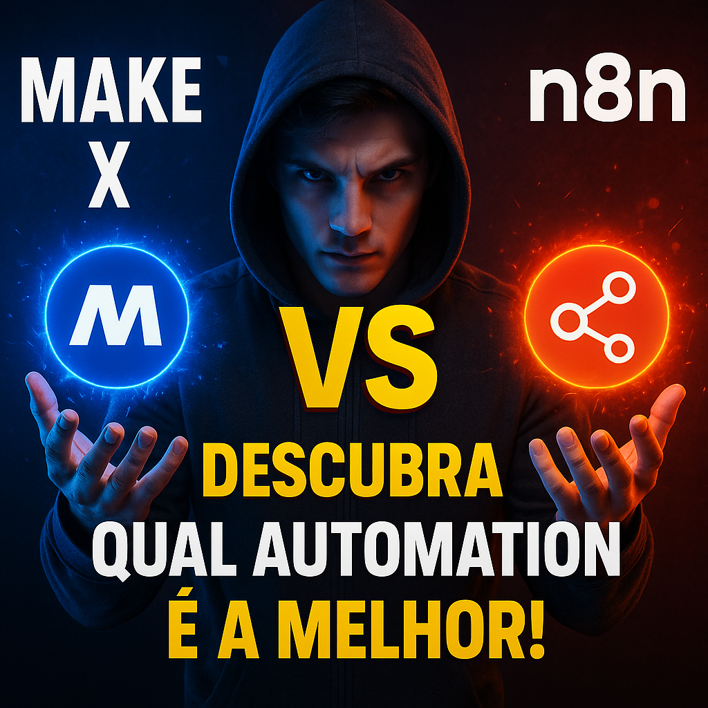 Make X vs n8n: Descubra qual Automation é a melhor!